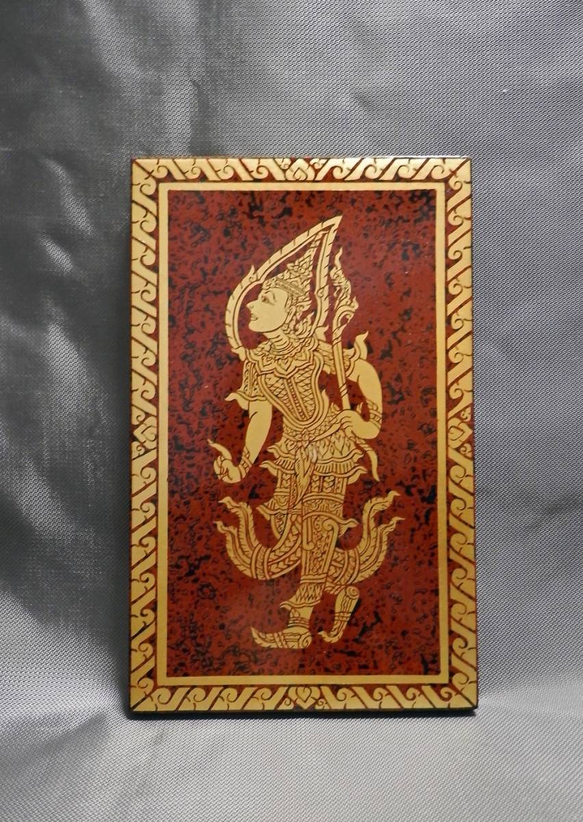 即決、タイでの購入品、しっかりした作り、鮮やかな色彩、金装飾の施された工芸品!拍卖