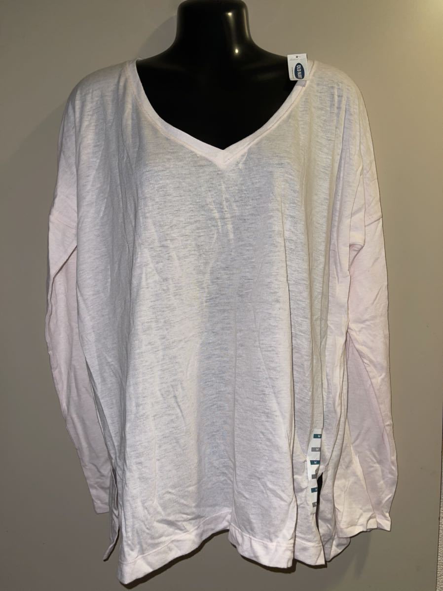 OLD NAVY 長袖Tシャツ レディース Mサイズ 新品タグ付き拍卖