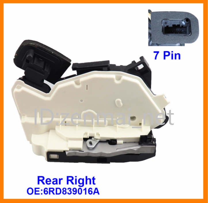 B260 ドアロックアクチュエータ 左ハンドル リア右側用 フォルクスワーゲン ビートル/ゴルフ6・7/ジェッタ/ポロ 純正適合社外品拍卖