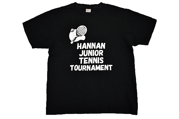Y-1557★送料無料★美品 激レア 外部非売品★HANNAN JUNIOR TENNIS TOURNAMENT 阪南ジュニア テニス トーナメント★半袖 T-シャツ L拍卖