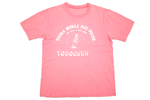 Y-1580★送料無料★激レア貴重 OSAKA MOBILE RIOT POLICE 大阪府警 機動隊 淀川 THE 14TH & 15TH UNITS YODOGAWA★半袖 T-シャツ S-M拍卖