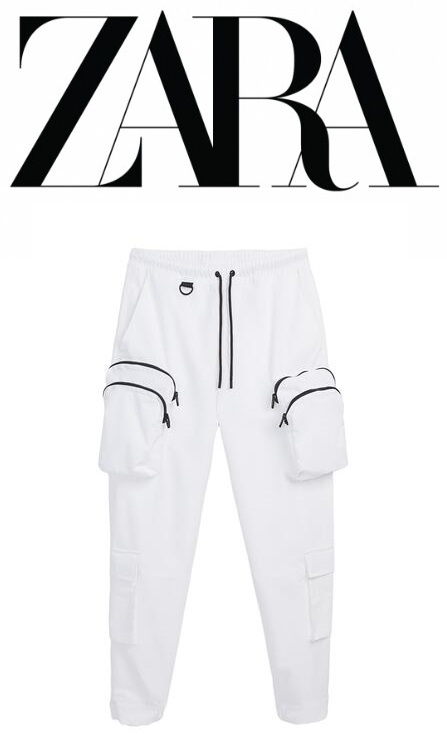 ※新品・即完売※★ZARA★マルチポケット付きカーゴパンツ/ホワイト/M/1792-303/⑦【在庫ラスト】拍卖