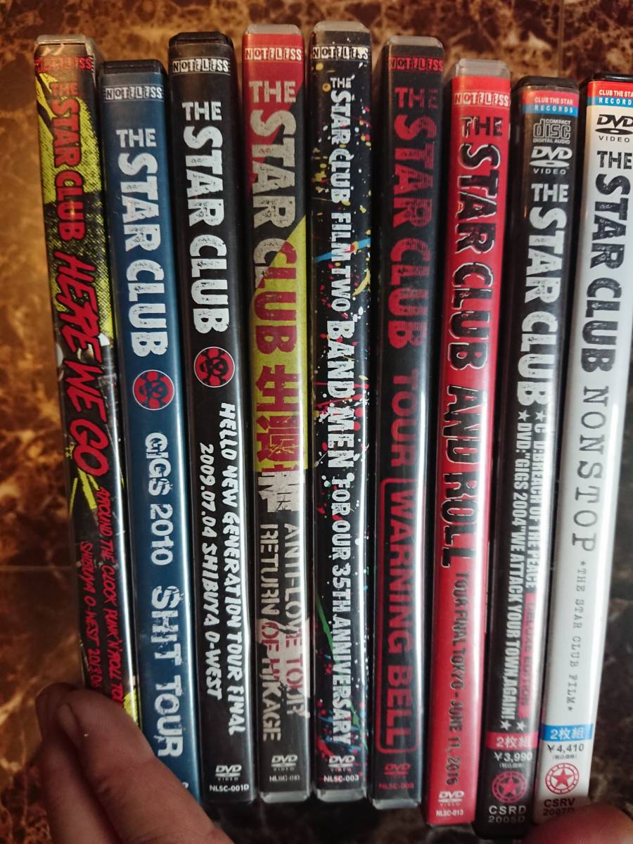 THE STAR CLUBのDVDとCDのセット拍卖