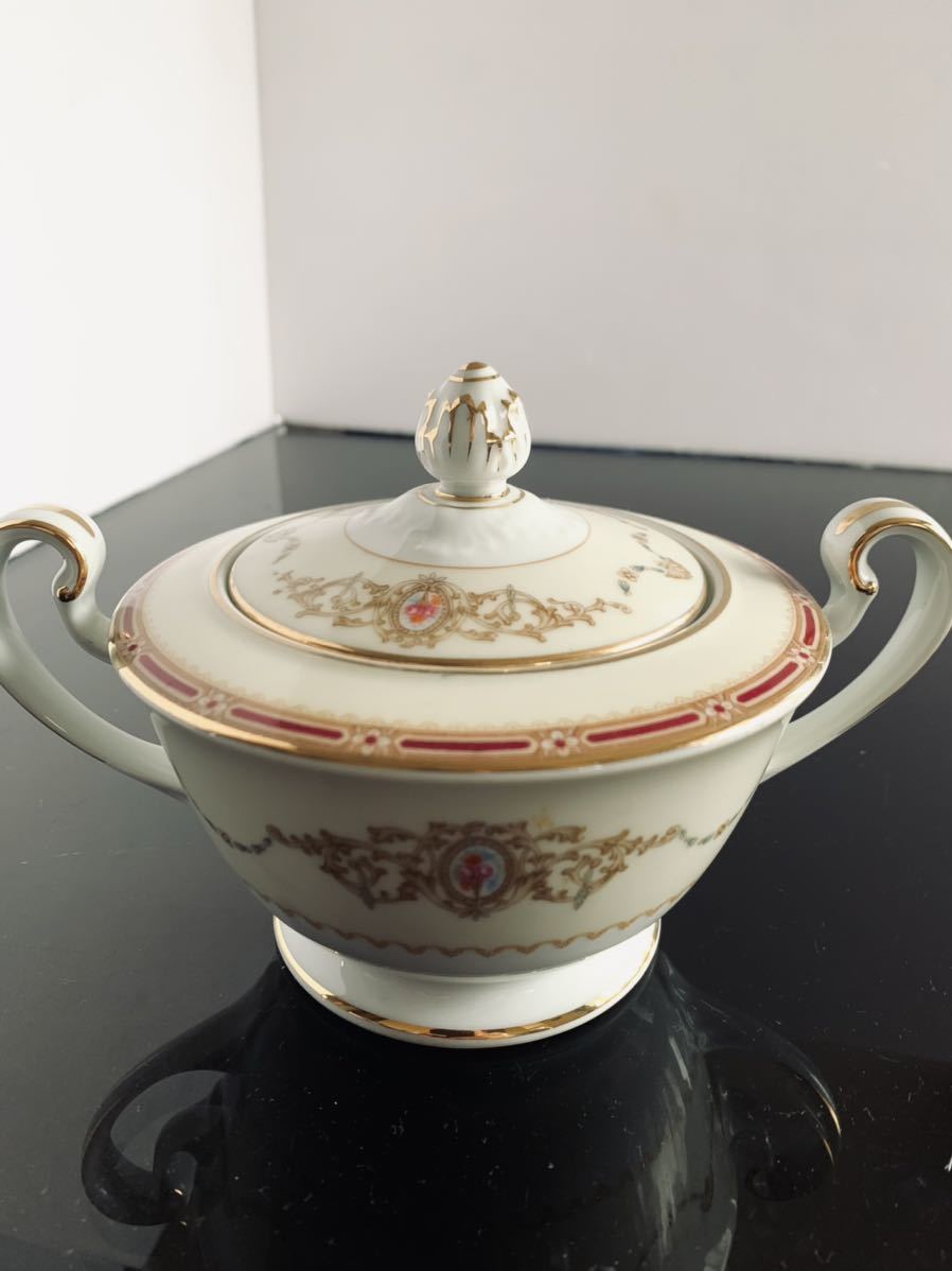 新品◆Noritake ノリタケ 1802 シュガーポット 大きめ ヴィンテージ アンティーク 金彩拍卖