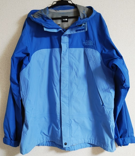 Lサイズ NORTH FACE ノースフェイス 長袖 ウインドブレーカー 難有 青×水色拍卖