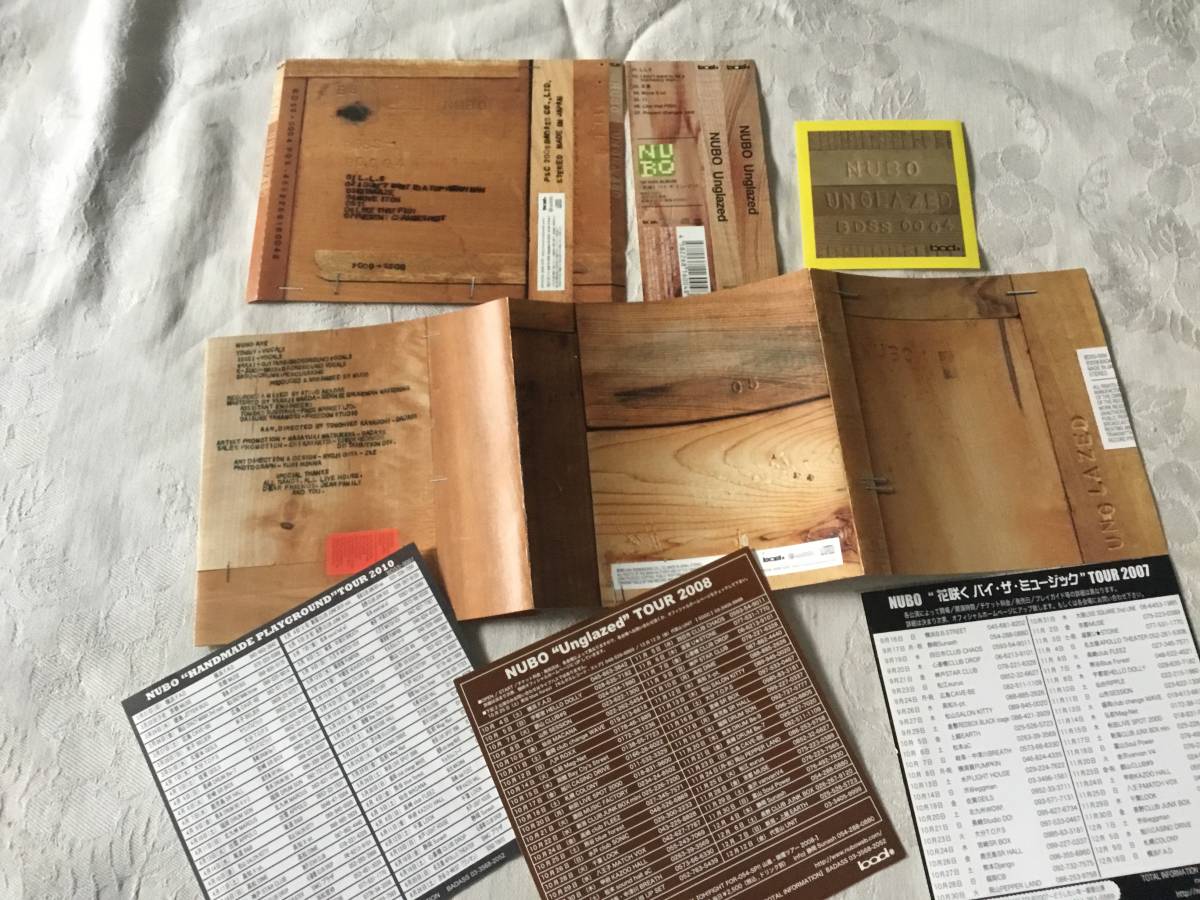 NUBO Unglazed ジャケット、裏ジャケット、帯、付属品 盤なし拍卖