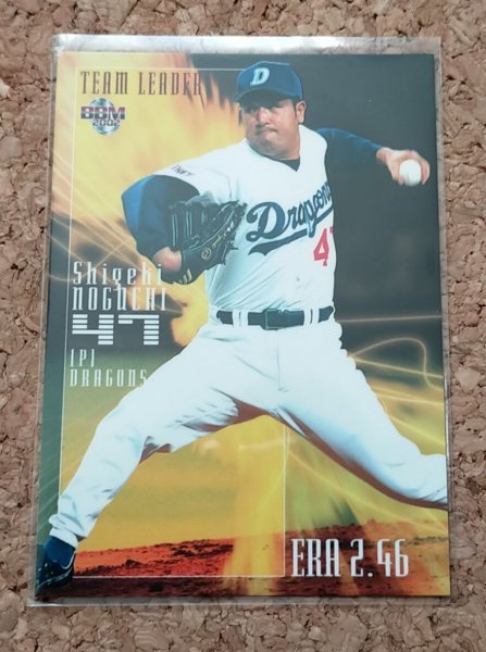 ★BBM2002 E5 中日ドラゴンズ 野口茂樹★インサートカード拍卖