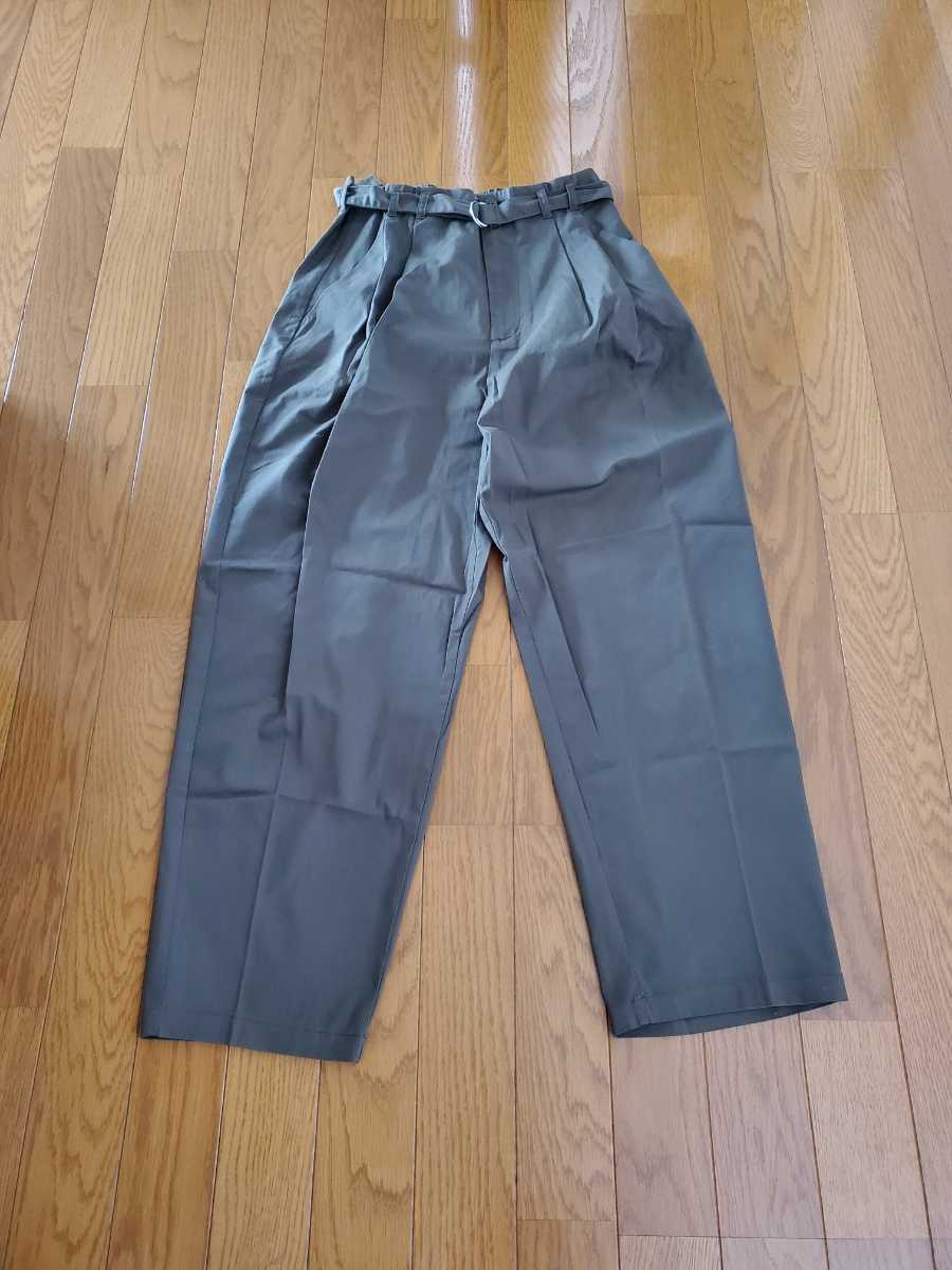 最終値下げ GU レディース パンツ 夏用 Mサイズ カーキ拍卖