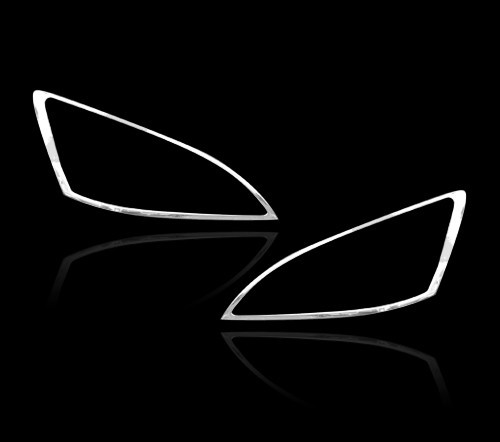 ホンダ用 アコード用 2003-2005 クロームメッキ フロントランプリム ヘッドライト トリム ヘッドランプリム ベゼルカバー拍卖