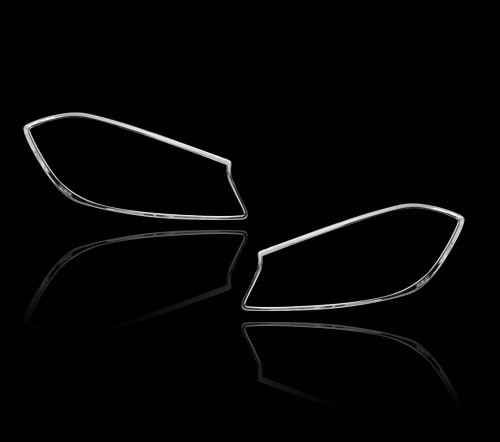 メルセデス ベンツ用 Aクラス 3代目 W176用 2013-2018 メッキ フロントランプトリム ヘッドランプリム ベゼルカバー拍卖