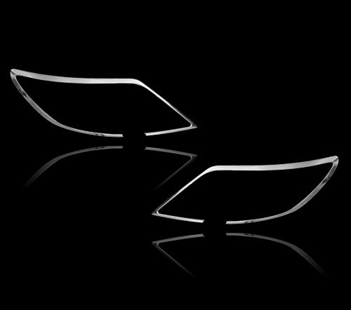 レクサス用 LS460 XF40用 2006-2009 クロームメッキ フロントランプリム ヘッドライト トリム ヘッドランプリム ベゼルカバー拍卖