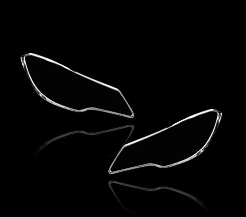 メルセデスベンツ用 Eクラス W207用 クーペ 2013+ クロームメッキ フロントランプリム ヘッドライト トリム ヘッドランプリム ベゼルカバー拍卖