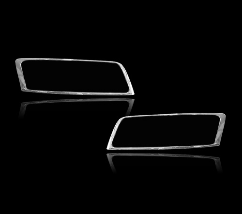 アウディ用A8 D3用 2004-2008 クロームメッキ フロントランプリム ヘッドライト トリム ヘッドランプリム ベゼルカバー拍卖