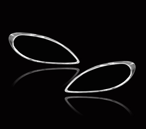 メルセデスベンツ用 Vクラス W639用 2005-2011 クロームメッキ フロントランプリム ヘッドライト トリム ヘッドランプリム ベゼルカバー拍卖