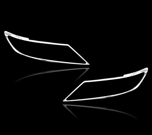 レクサス用ES 350 XV60 6代目前期用 2013-2015 クロームメッキ フロントランプリム ヘッドライト トリム ヘッドランプリム ベゼルカバー拍卖