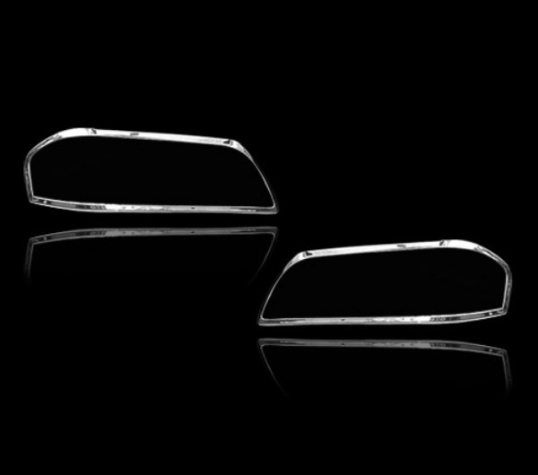 メルセデスベンツ用 Cクラス W202用 1993-2000 クロームメッキ フロントランプリム ヘッドライト トリム ヘッドランプリム ベゼルカバー拍卖