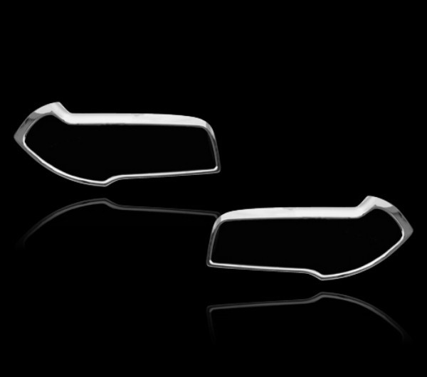 BMW用 E83 X3用 2003-2010 クロームメッキ フロントランプリム ヘッドライト トリム ヘッドランプリム ベゼルカバー拍卖