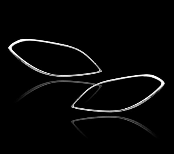 メルセデスベンツ用 Bクラス W246 前期用 12-14 クロームメッキ フロントランプリム ヘッドライト トリム ヘッドランプリム ベゼルカバー拍卖