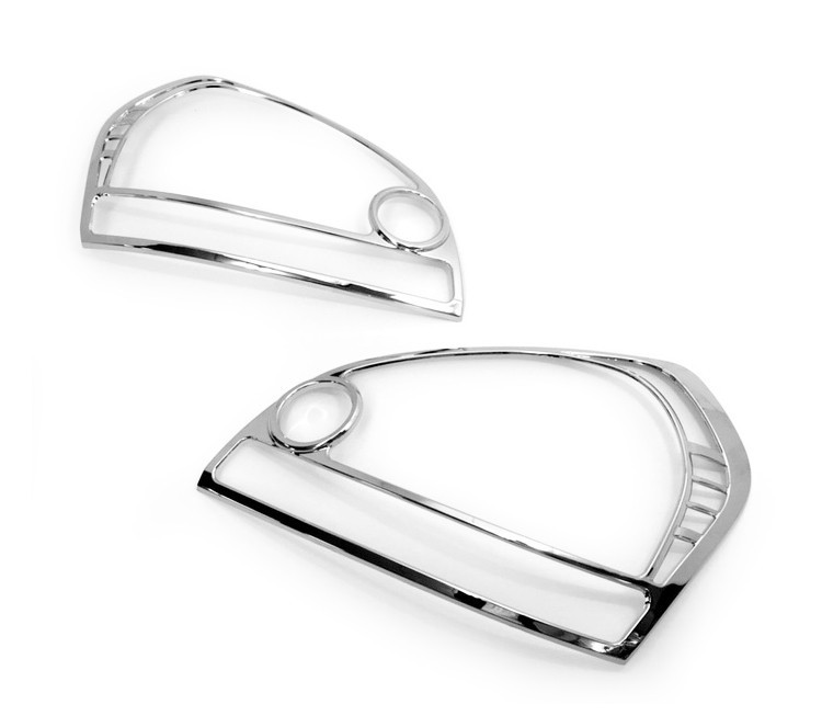 ヒュンダイ用 ツーソン用 2004-2009 クロームメッキ フロントランプリム ヘッドライト トリム ヘッドランプリム ベゼルカバー拍卖