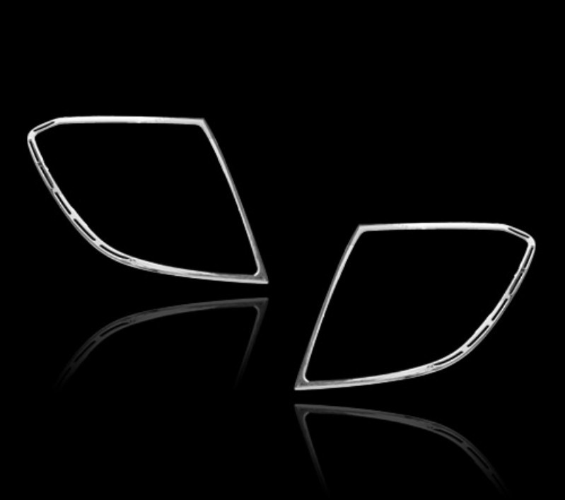 メルセデスベンツ用 Cクラス W204 エステート2007-2011 前期用メッキ リアランプリム テールライト トリム ベゼルカバー拍卖