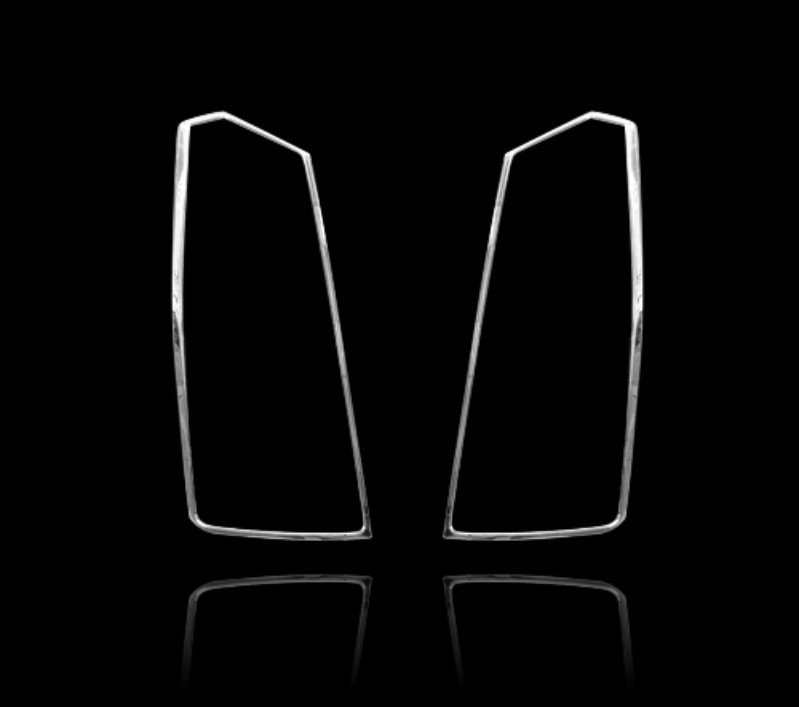 キャデラック用 CTS 2代目 セダン2008-2011用 クロームメッキ テールランプリム リアランプリム テールライト トリム ベゼルカバー拍卖