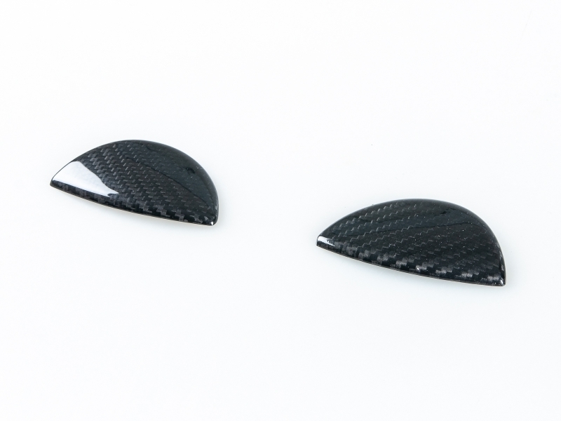 ミニクーパー用 R55 R56 R57 R58 R59用 2007-2015 カーボンファイバー ヘッドライトスプリンクラーヘッドカバー拍卖