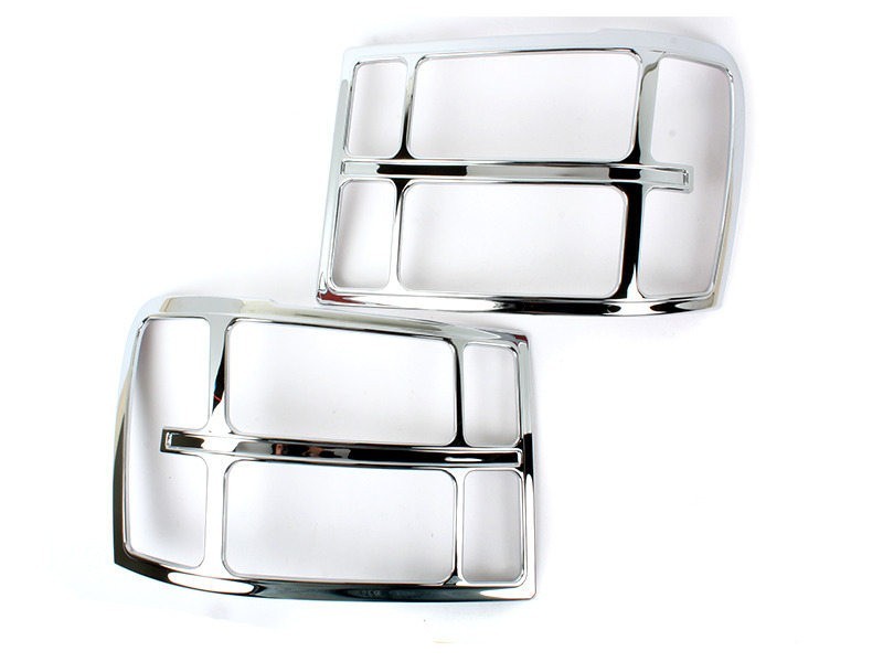 GMC用 Sierra クローム メッキ フロントランプリム ヘッドライト トリム ベゼルカバー拍卖