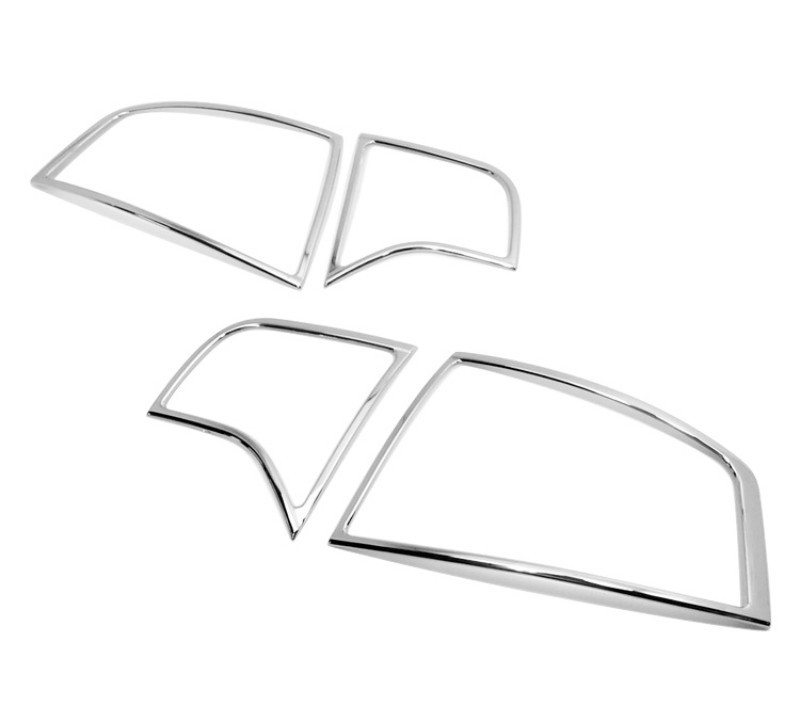 アウディ用 A4 B7 セダン 2005-2008用 クロームメッキ テールランプリム リアランプリム テールライト トリム ベゼルカバー拍卖