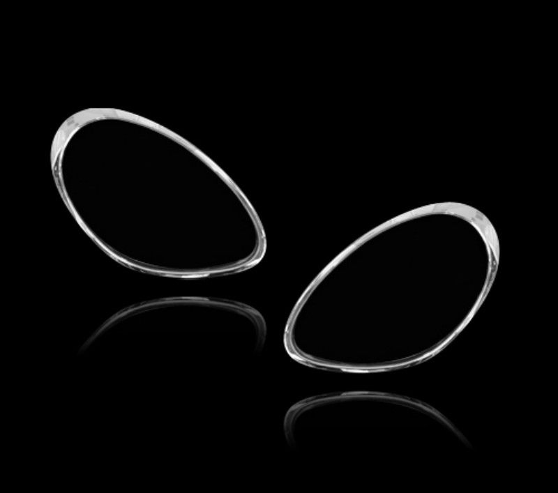 ポルシェ用 ケイマン S 987 前期用 2005-2008 クロームメッキフロントランプリムヘッドライト トリムヘッドランプリム ベゼルカバー拍卖