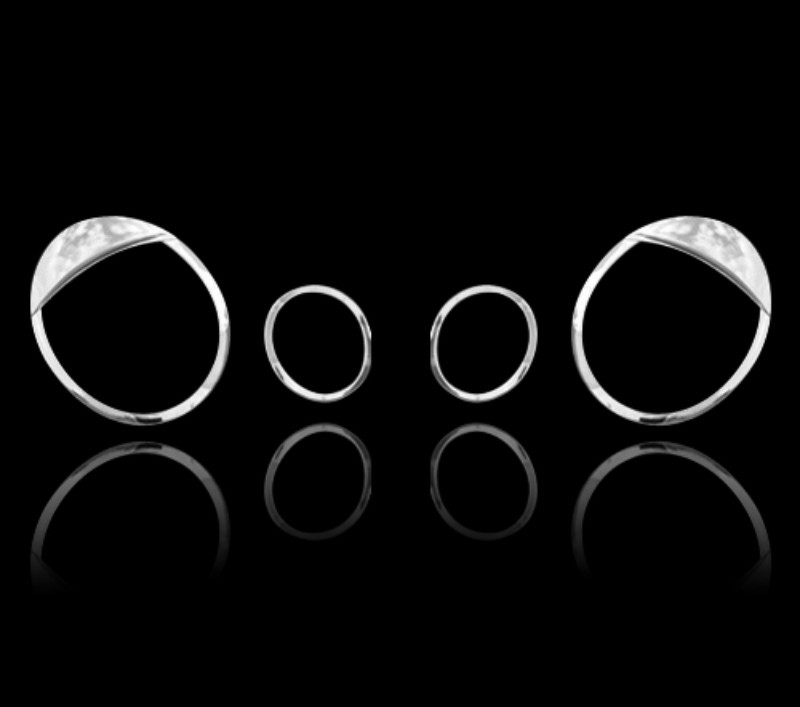 VW用 パサート用 9N 2002-2009 クロームメッキフロントランプリムヘッドライト トリムヘッドランプリム ベゼルカバー拍卖