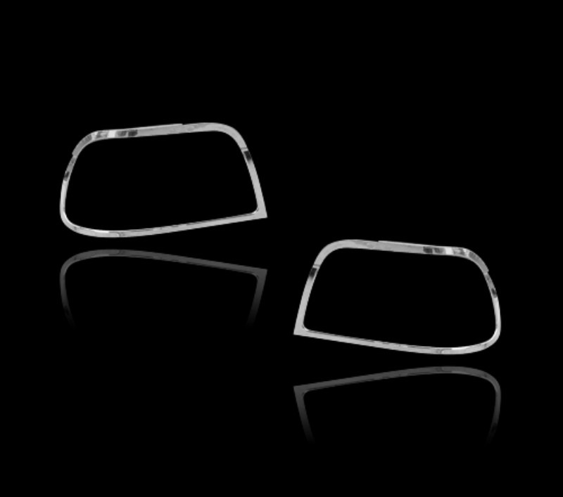 BMW用 5シリーズ E39 セダン用 クロームメッキ テールランプリム リアランプリム テールライト トリム ベゼルカバー拍卖