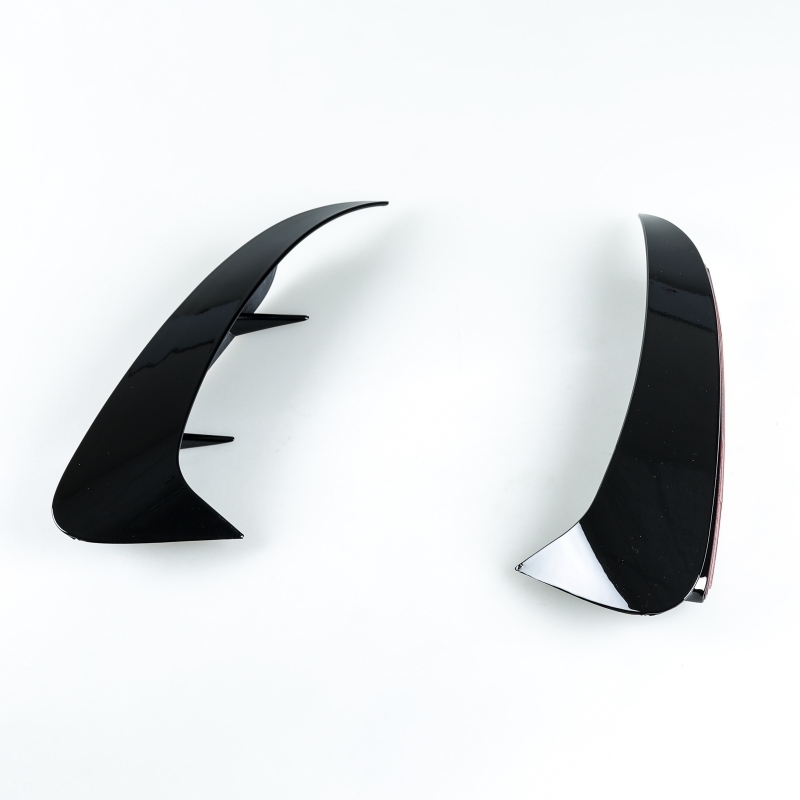 メルセデスベンツ用 Aクラス W177用 2019-2020 4ドア セダン 光沢グロスブラック Aタイプ リアバンパーフラップスポイラー 2PCS拍卖