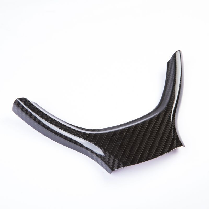 BMW用 5シリーズ F10 F11 F07 カーボンファイバー ステアリングホイールトリムカバー 装飾ステッカー拍卖