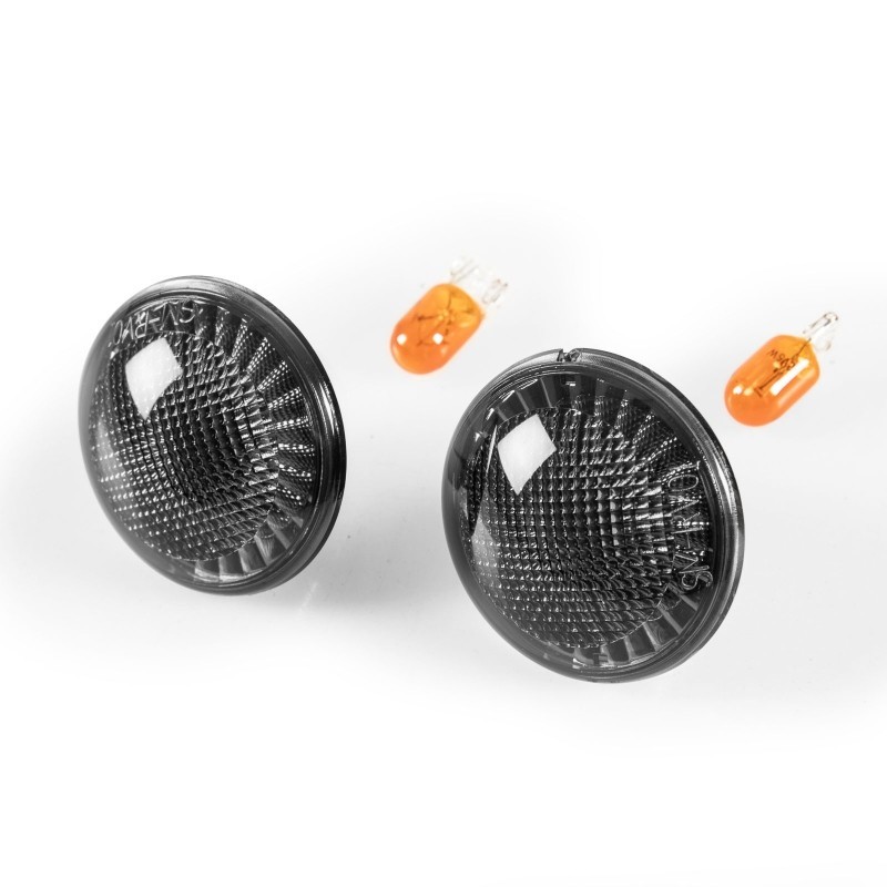 ランドローバー用 レンジローバー用ヴォーグ L322用 2003-2013 クリスタルスモークレンズ サイドリピーター インジケーター バルブ拍卖