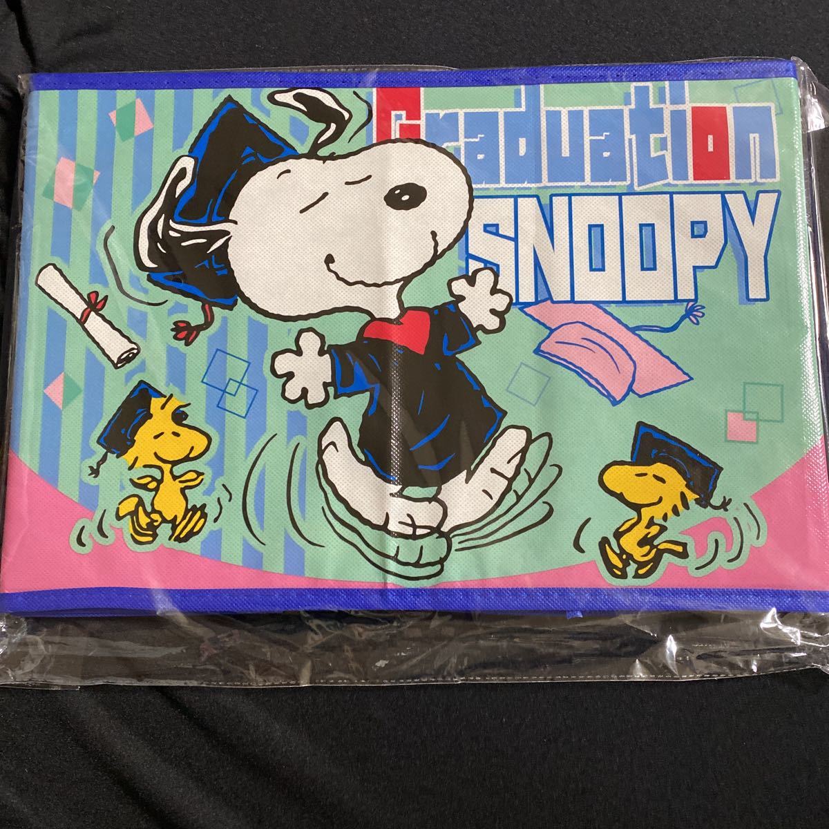 スヌーピーSNOOPY★不織布収納ボックス★26×38×26cm★紫拍卖