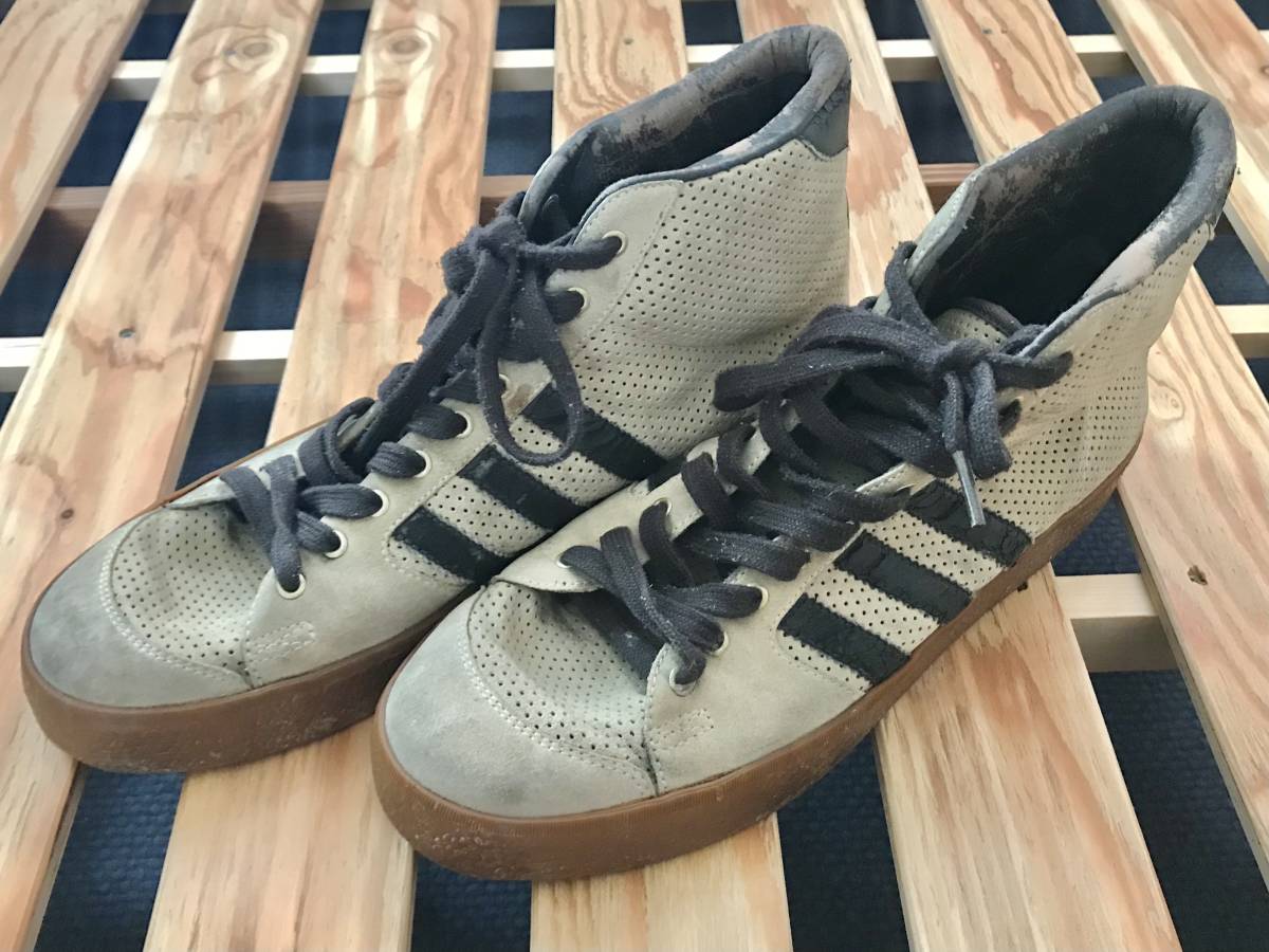 【ジャンク品扱い・アディダス・adidas・ベージュ・スウェード】デッドストック・詳細失念拍卖