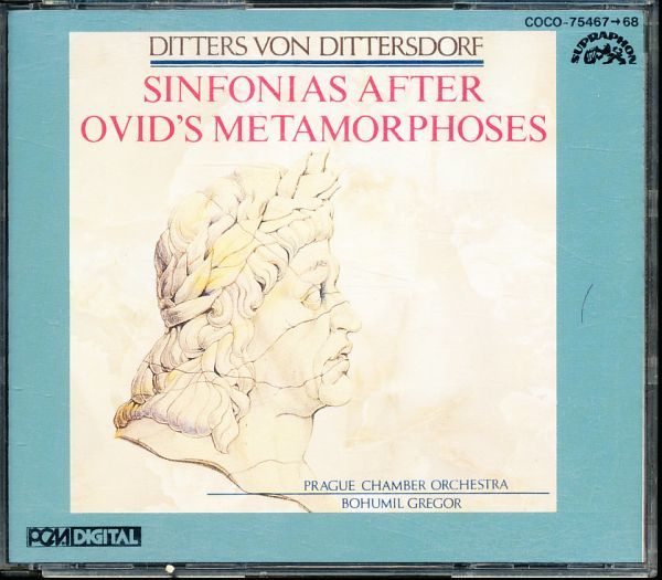 2CD SUPRAPHON/DENON国内盤 グレゴル - ディッタースドルフ:オウィディウスの によるシンフォニア集 PCM DIGITAL d7B00005MS2B拍卖