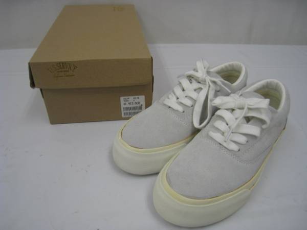 定価12,500円 U.S.SERVICE スエード スニーカー ホワイト US4 HRM拍卖