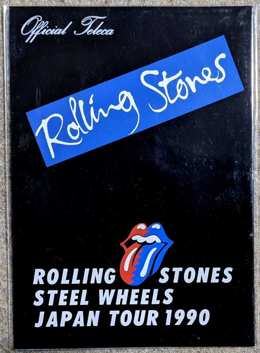 The Rolling Stones-Steel Wheels Japan Tour 1990★日本公演記念テレフォン・カード拍卖