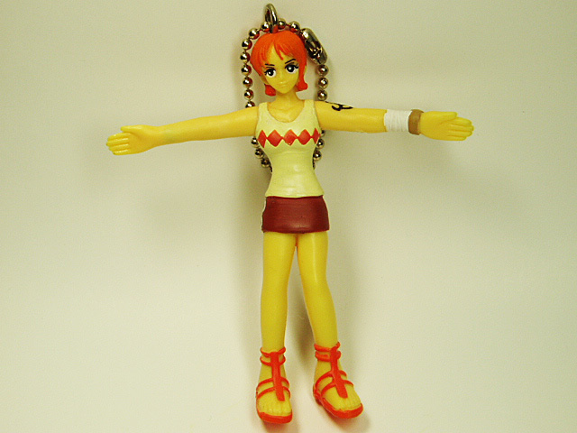 ■ワンピース■ナミ(アクションポーズ フィギュア キーチェーン)ONE PIECE 関節可動拍卖