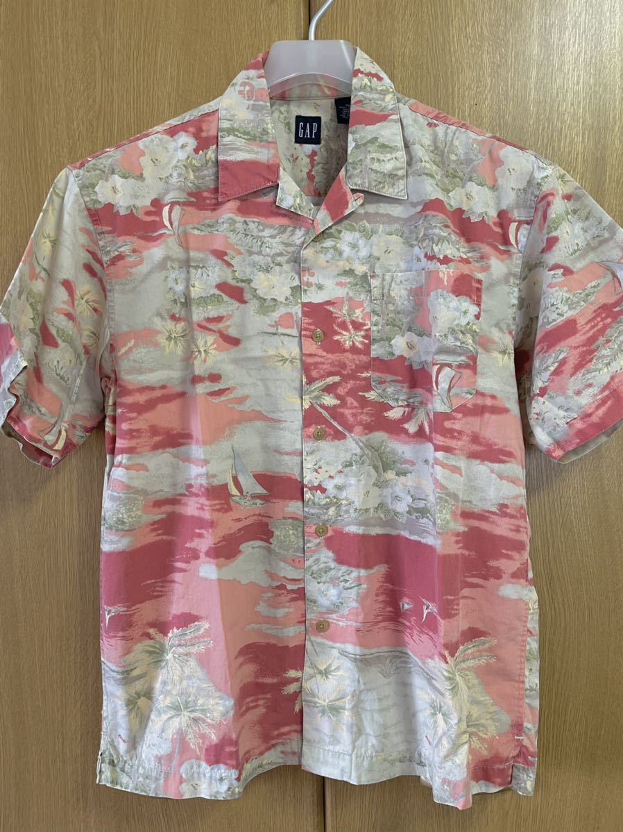 美品 OLD GAP オールドギャップ アロハシャツ ボーイズXL メンズS ユニセックス ビンテージ拍卖