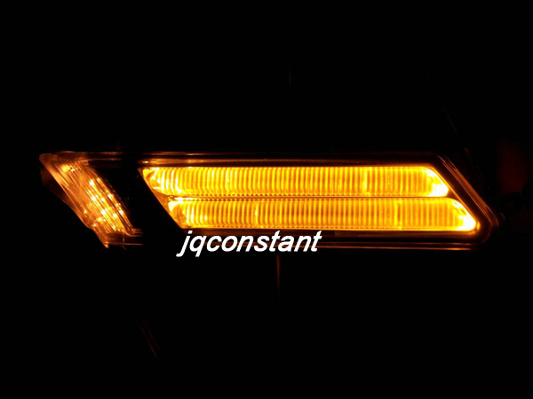 左右セット ポルシェ 911 997 高輝度 ファイバーLED サイドマーカー クリアレンズ拍卖
