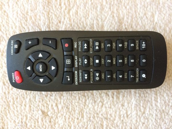 新品電池付属★送料無料★AXION★純正★AHDデジタルレコーダー★DVR-007 AHD用リモコン★中古★動作品★返金保証あり拍卖