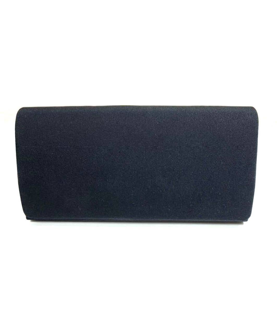 和装小物 デザイン無地和風ポーチ ブラック 小物入れ ファッション 小物 黒 ハンドバッグ 冠婚葬祭拍卖