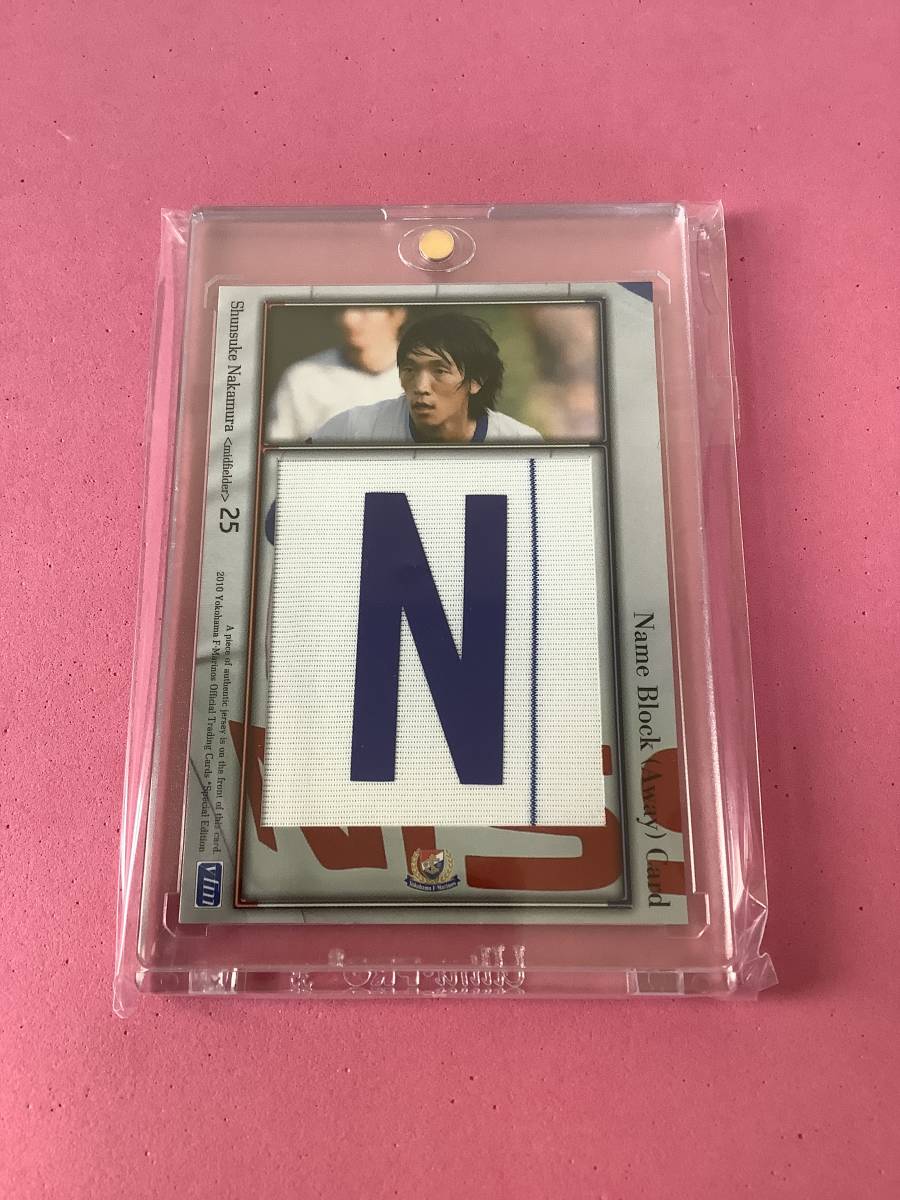 『マグホ発送』2010 横浜F・マリノス ネームブロックカード 『N』中村俊輔拍卖
