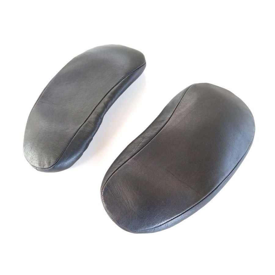 ハーマンミラー ミラチェア用 ひじ掛けカバー 本革製 アームレストカバー 修理 部品交換 補修用途にも!拍卖