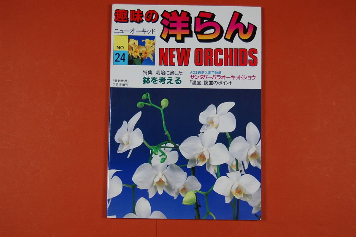 古本 洋ラン情報誌 趣味の洋らん ニューオーキッド No.024 (1987・7) 書き込み有り 適した鉢を考える 拍卖