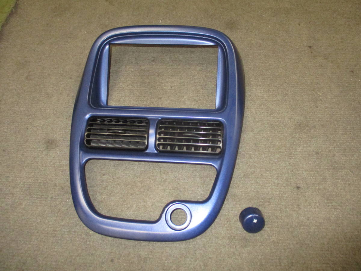 RA1プレオ C型 RS-LTD EN07 S/C AT車 ステレオ回りのコンソール ブルー拍卖