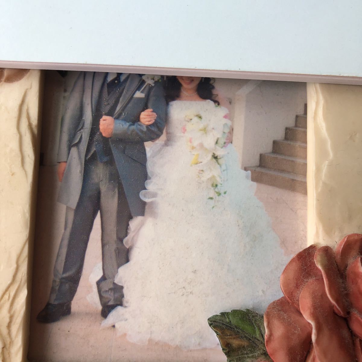 ウェディングドレス マタニティー対応 値下げ可能 クリーニング済み 小物付 定価35マン ドレス 結婚拍卖