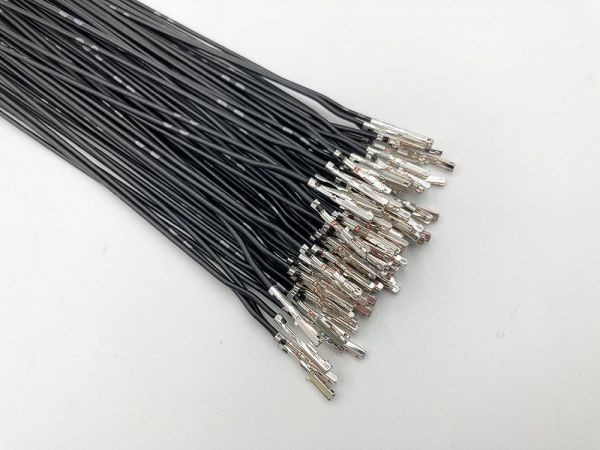 【025 TS メス 配線 黒*100】 □日本製□ トヨタ純正品番 82998-24290 端子 圧着済み 住友電装 025型 メス F 住友電装拍卖